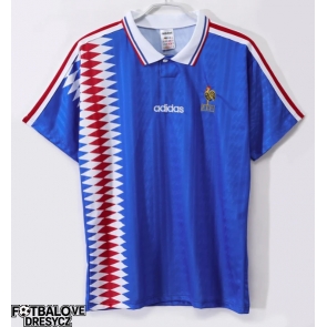Francie 1994 Retro Domácí Dres Krátký Rukáv Francie 1994 Retro Domácí Dres Krátký Rukáv